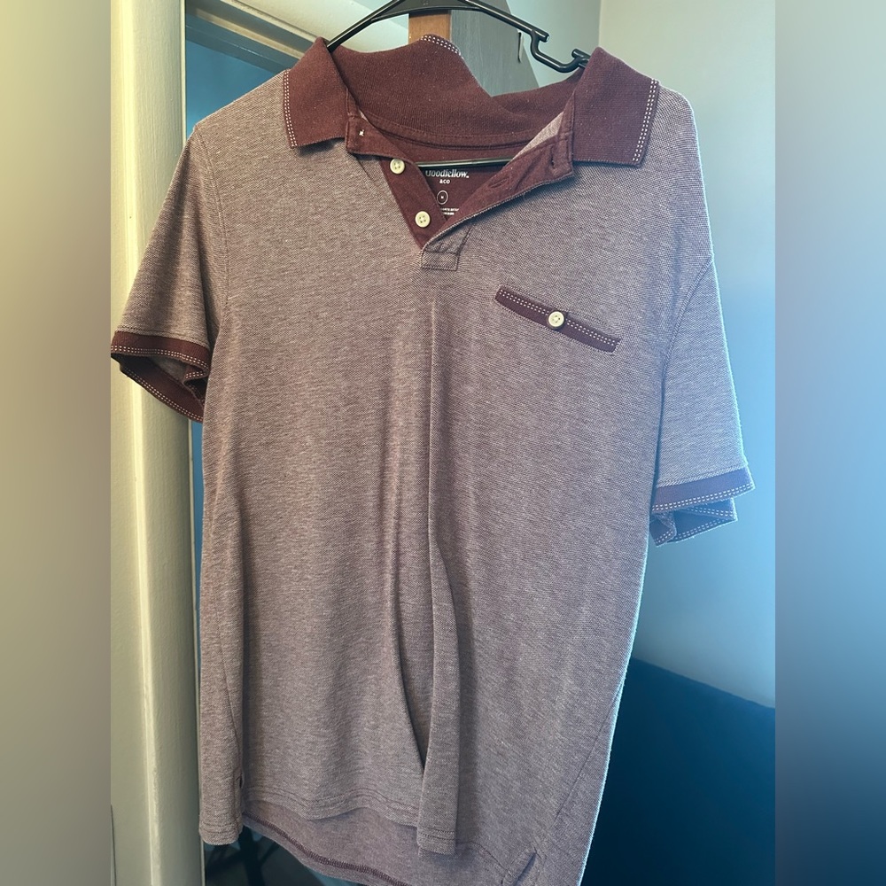 Men red polo good fellow and co medium